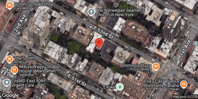 Aerial map of 328 EAST 52 STREET, Manhattan