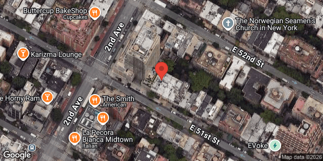 Aerial map of 964 2 AVENUE, Manhattan