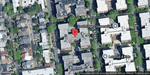 Aerial map of 33-25 90 STREET, Queens