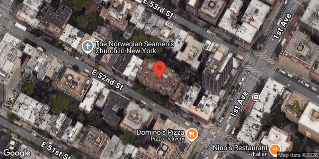 Aerial map of 345 EAST 52 STREET, Manhattan
