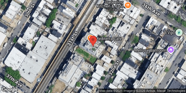 Aerial map of 36-27 31 STREET, Queens
