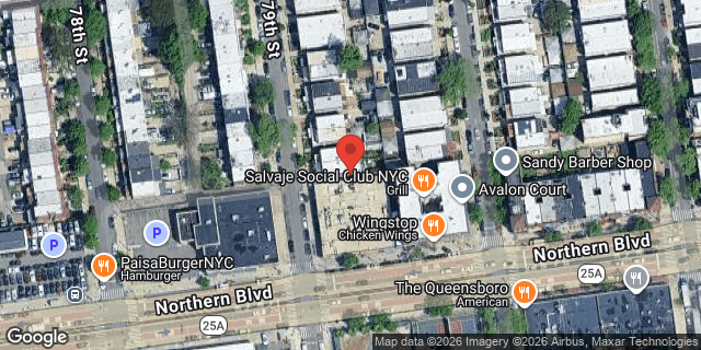 Aerial map of 32-57 79 STREET, Queens