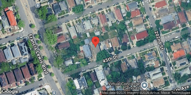 Aerial map of 200-21 45 DRIVE, Queens