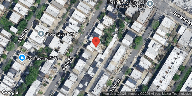 Aerial map of 32-31 46 STREET, Queens
