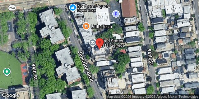 Aerial map of 33-25 JUNCTION BOULEVARD, Queens