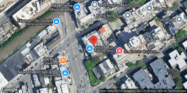 Aerial map of 41-05 COLLEGE POINT BLVD, Queens