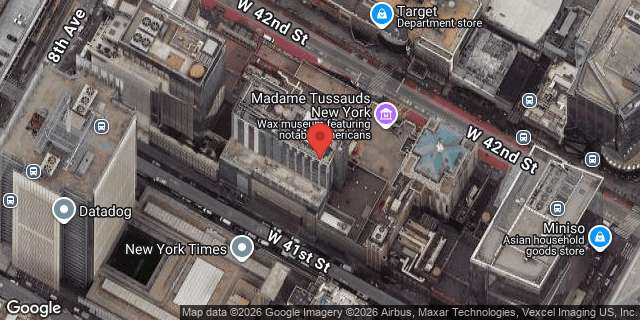 Aerial map of 234 WEST 42 STREET, Manhattan