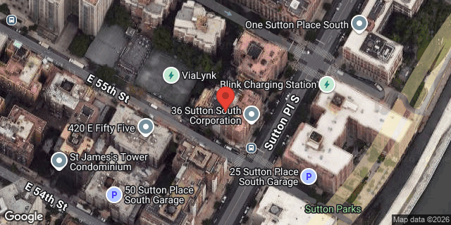 Aerial map of 36 EAST 56 STREET, Manhattan