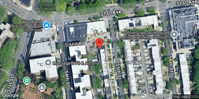 Aerial map of 31-14 55 STREET, Queens
