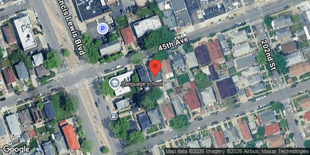 Aerial map of 200-16 45 AVENUE, Queens