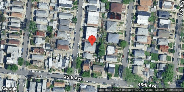 Aerial map of 43-65 164 STREET, Queens