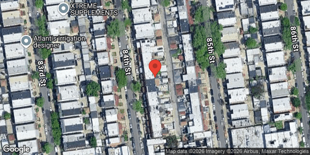 Aerial map of 32-39 84 STREET, Queens