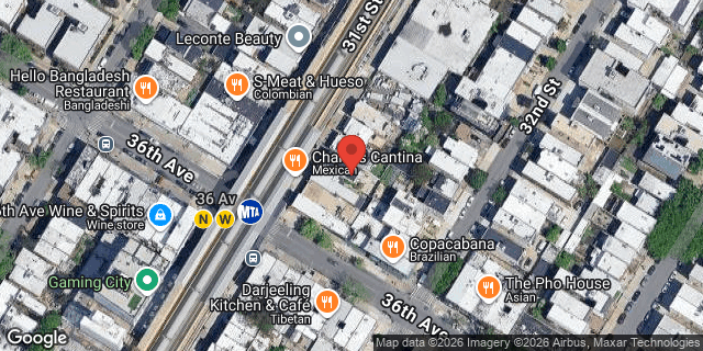 Aerial map of 35-51 31 STREET, Queens