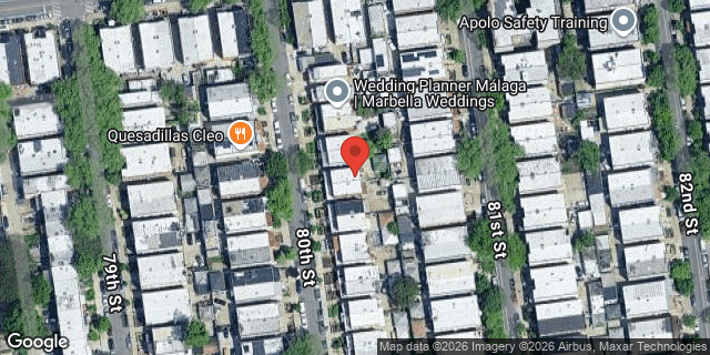 Aerial map of 32-25 80 STREET, Queens
