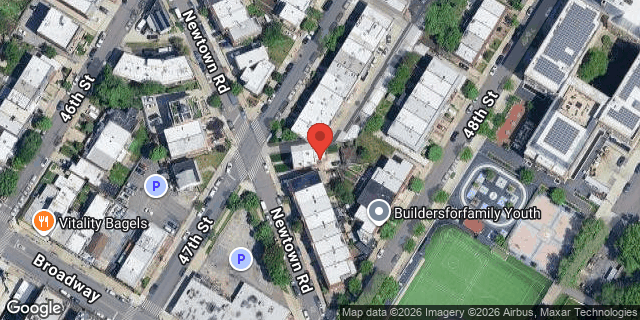 Aerial map of 47-01 NEWTOWN ROAD, Queens