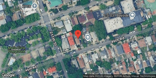 Aerial map of 211-11 46 ROAD, Queens