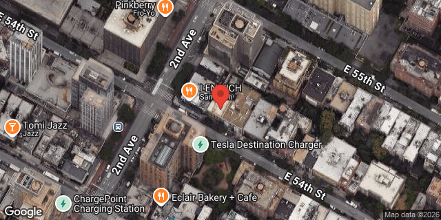 Aerial map of 307 EAST 54 STREET, Manhattan