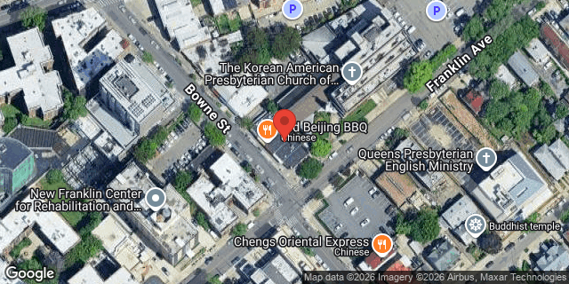 Aerial map of 41-81 FRANKLIN AVENUE, Queens