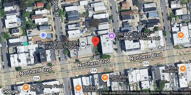 Aerial map of 100-13 NORTHERN BOULEVARD, Queens