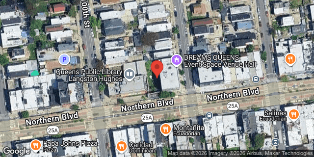 Aerial map of 100-15 NORTHERN BOULEVARD, Queens