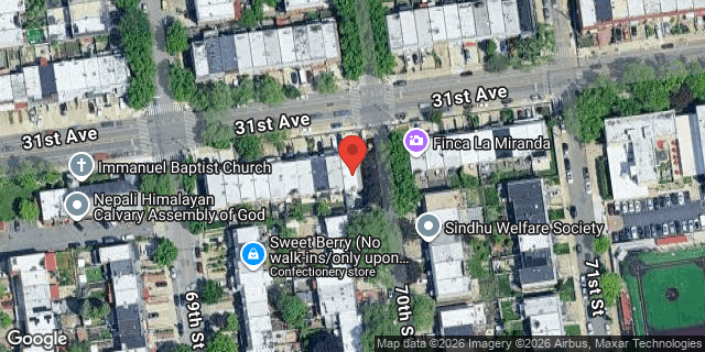 Aerial map of 69-20 31 AVENUE, Queens