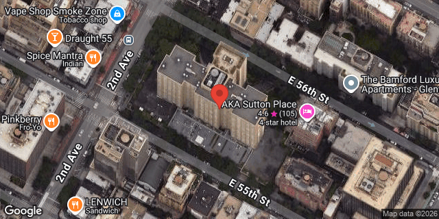 Aerial map of 300 EAST 56 STREET, Manhattan