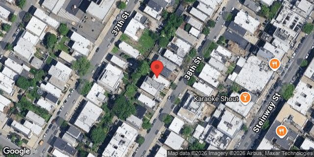 Aerial map of 32-54 38 STREET, Queens
