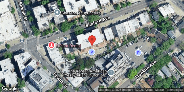 Aerial map of 143-30 SANFORD AVENUE, Queens