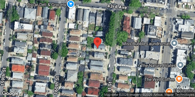 Aerial map of 43-20 161 STREET, Queens