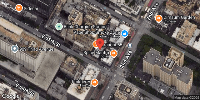 Aerial map of 245 EAST 55 STREET, Manhattan