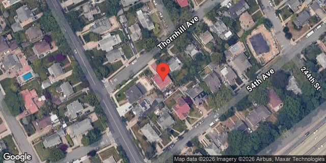 Aerial map of 242-14 THORNHILL AVENUE, Queens