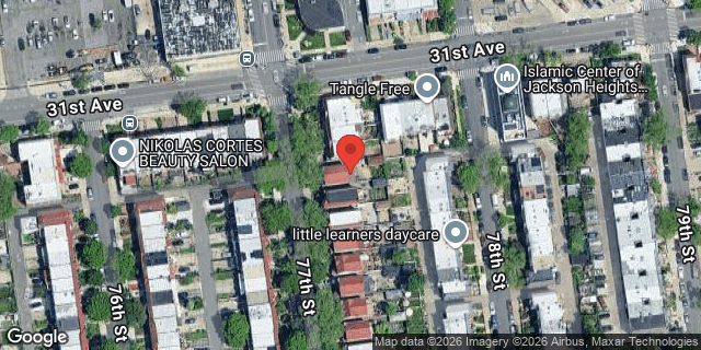 Aerial map of 31-11 77 STREET, Queens