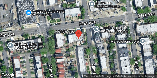 Aerial map of 77-18 31 AVENUE, Queens