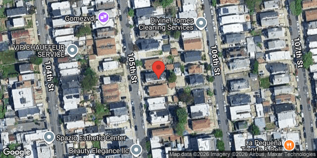 Aerial map of 32-35 105 STREET, Queens