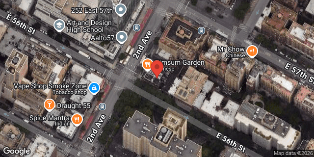 Aerial map of 1068 2 AVENUE, Manhattan