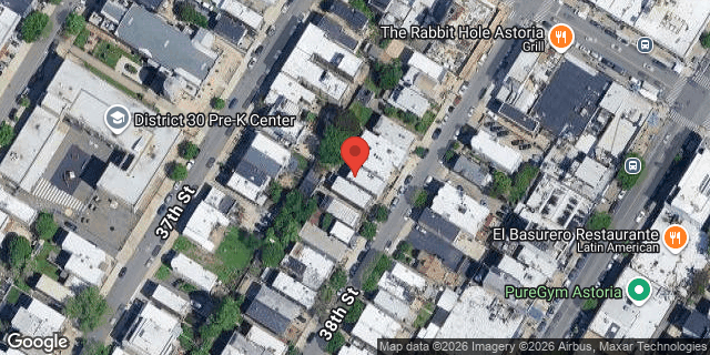 Aerial map of 32-30 38 STREET, Queens