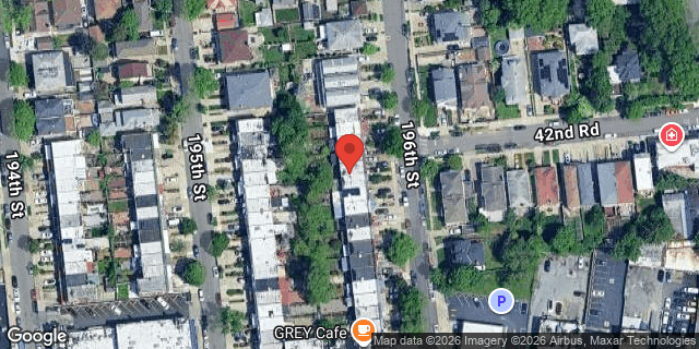 Aerial map of 42-32 196 STREET, Queens