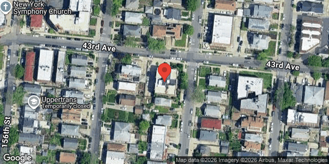 Aerial map of 43-04 158 STREET, Queens