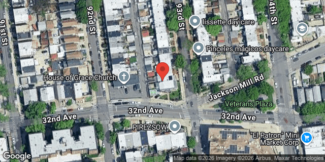 Aerial map of 31-48 93 STREET, Queens