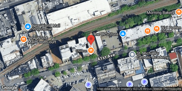 Aerial map of 136-45 41 AVENUE, Queens