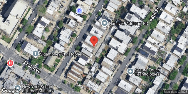 Aerial map of 30-83 47 STREET, Queens