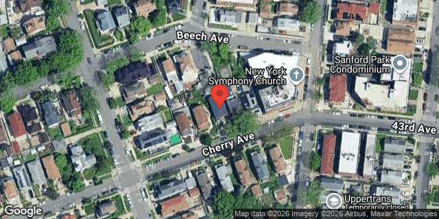 Aerial map of 155-17 CHERRY AVENUE, Queens