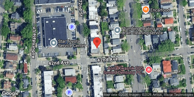 Aerial map of 40-51 172 STREET, Queens