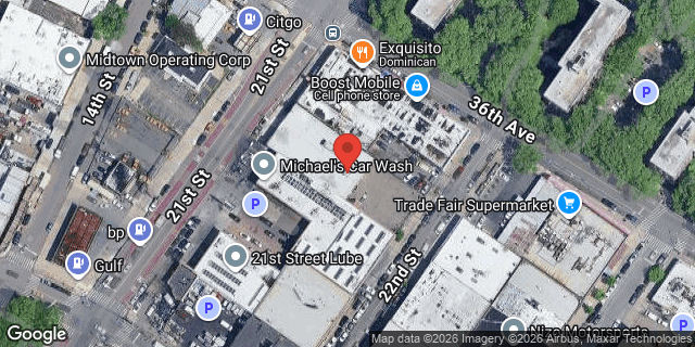 Aerial map of 36-11 21 STREET, Queens