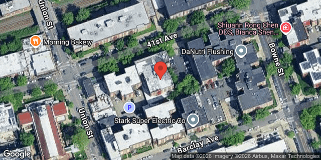 Aerial map of 142-20 41 AVENUE, Queens