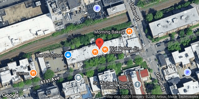 Aerial map of 136-75 41 AVENUE, Queens