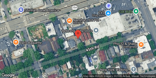 Aerial map of 211-27 45 ROAD, Queens