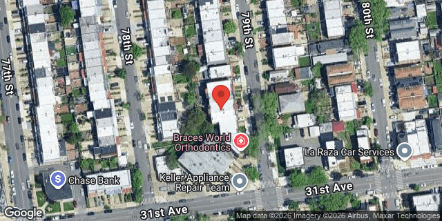 Aerial map of 30-52 79 STREET, Queens