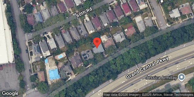 Aerial map of 262-37 GRAND CENTRAL PKWY, Queens
