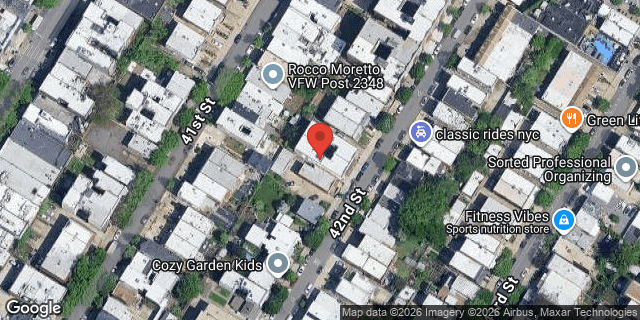Aerial map of 31-42 42 STREET, Queens